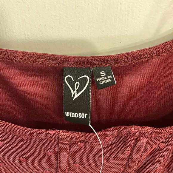 Windsor Eyes On Mesh Corset Top - Picture 6 of 6